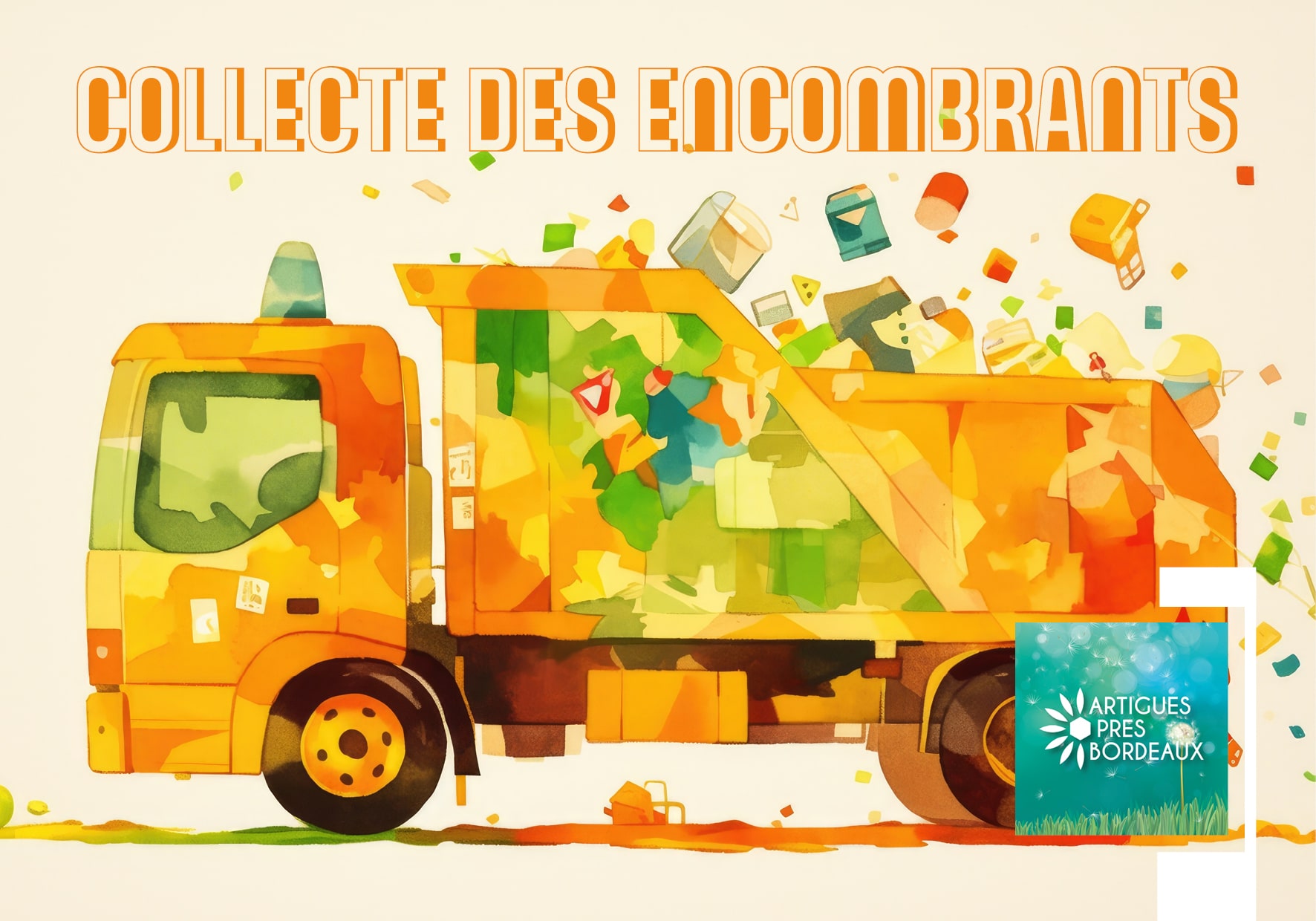 Tournée de ramassage des encombrants
