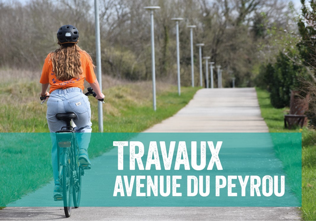 Avenue du Peyrou : attention aux travaux