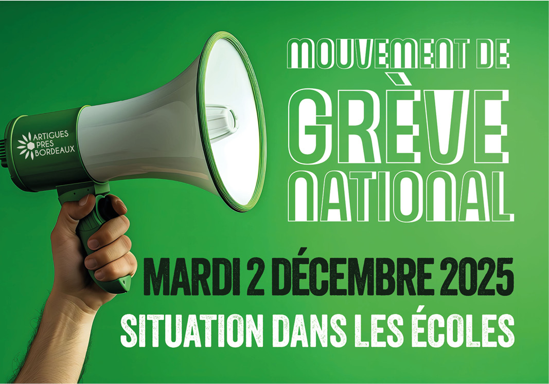 Mouvement de Grève / Mardi 2 Décembre 2025