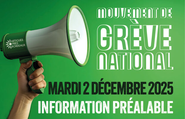 Mouvement de Grève / Mardi 2 Décembre 2025