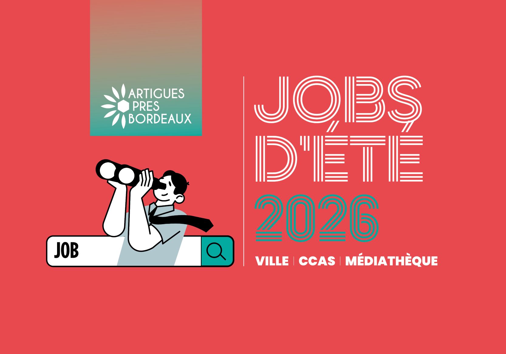 Jobs d&rsquo;été 2026 : les candidatures sont ouvertes