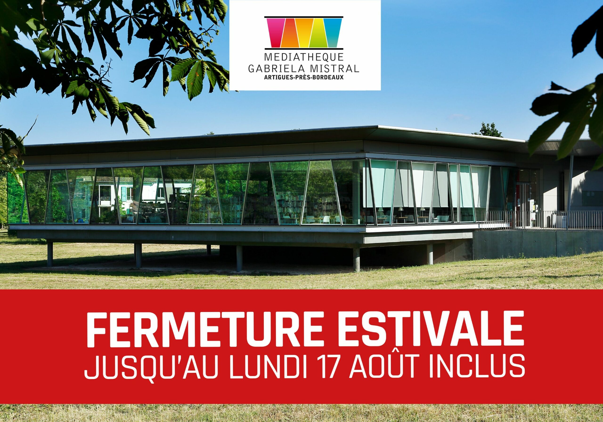 Fermeture de la médiathèque Gabriela Mistral