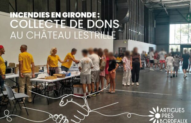 Incendies en Gironde : collecte de dons