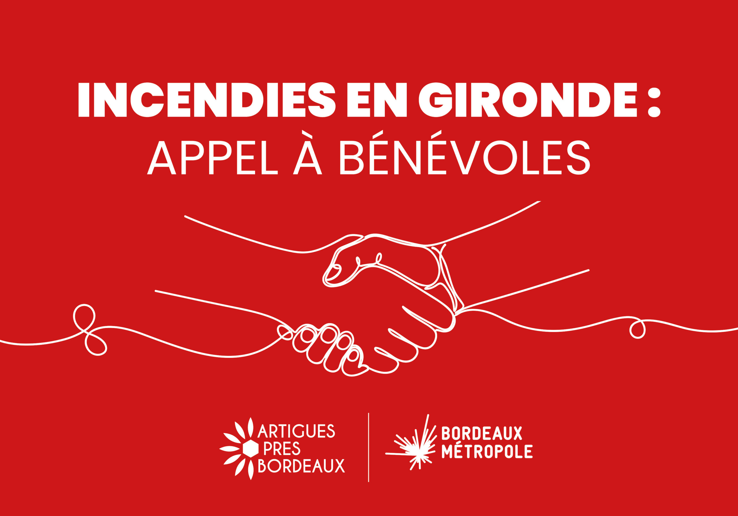 Incendies en Gironde : appel à bénévoles