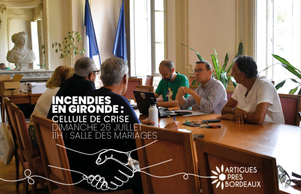 Incendies en Gironde : cellule de crise / 26/07