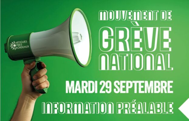 Mouvement de grève national / Mardi 29 septembre